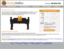 Tablet Screenshot of movingstaffers.com